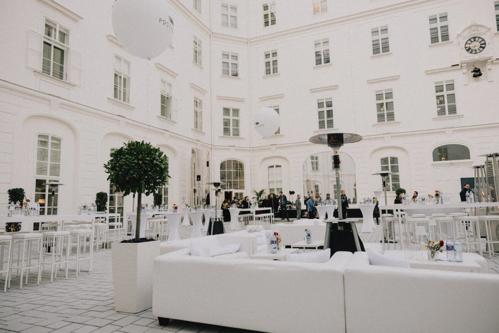 Vienna courtyard daytime event