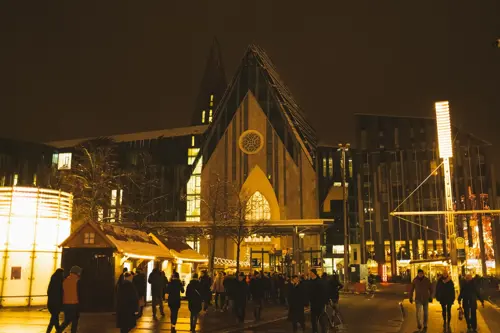 Praça de Leipzig na Época Natalícia