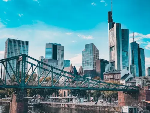 Overview of Frankfurt City Skyline